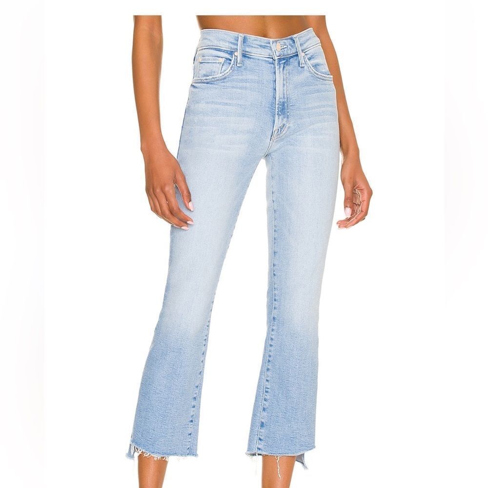 MOTHER The Insider Crop Step Fray